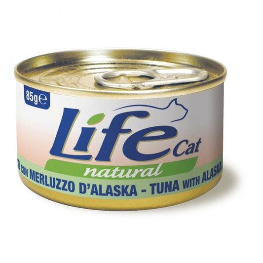 LIFE CAT 85 GR TONNO E MERLUZZO ALASKA