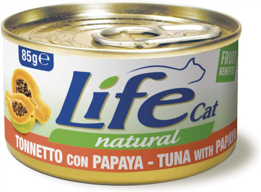 LIFE CAT 85GR TONNETTO E PAPAYA