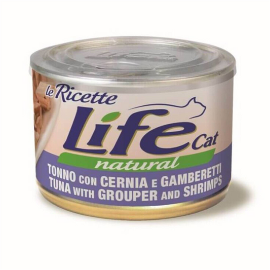 LIFE CAT 15OGR TONNO, CERNIA E GAMBERI