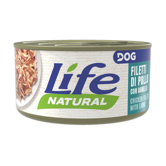 LIFE DOG 90GR FILETTI DI POLLO E AGNELLO