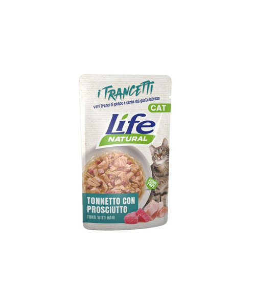 LIFE CAT 55GR TRANCETTI TONNO E SALMONE