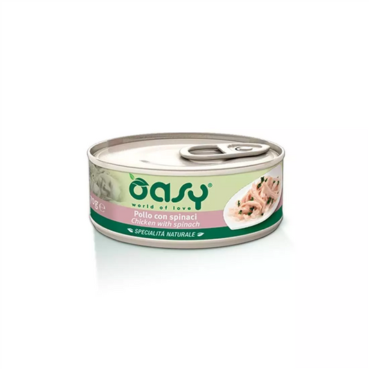 OASY LATTINA 150GR POLLO E SPINACI