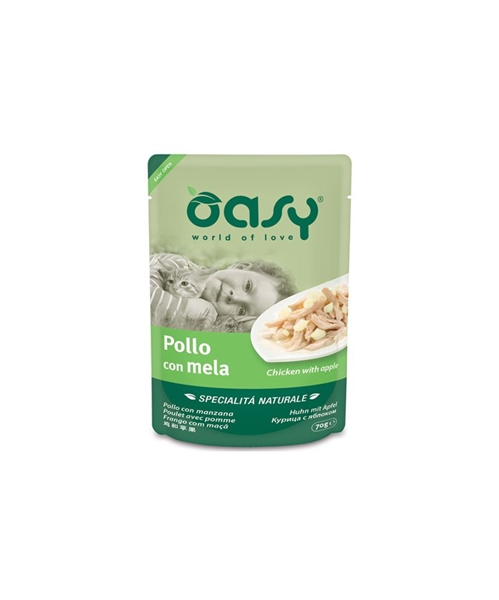 OASY BUSTINE 70GR POLLO E MELA
