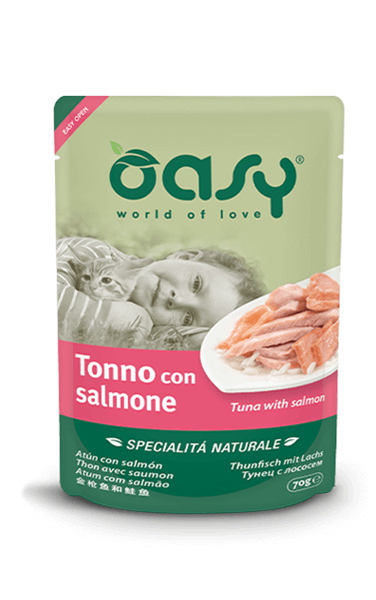OASY BUSTINE 70GR TONNO E SALMONE