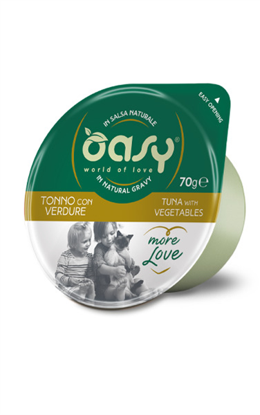 MORE LOVE CUP 70GR TONNO E VERDURE