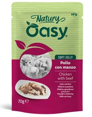 OASY NATURY 70G POLLO E MANZO