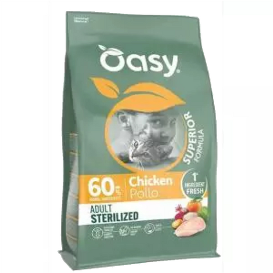 STERILIZED ADULTO POLLO OASY 1,5KG