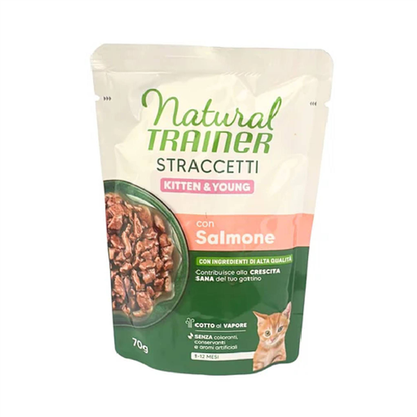 STRACCETTI 70G KITTEN&YOUNG SALMONE